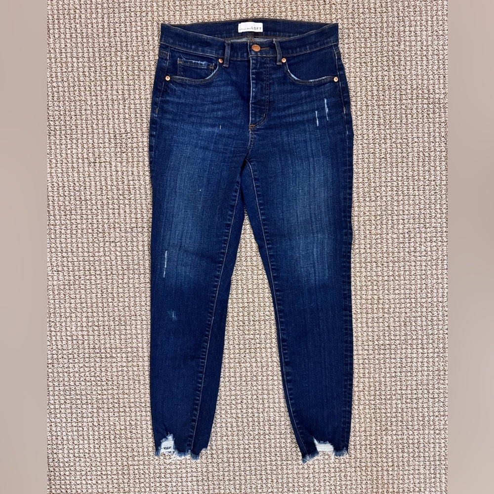 LOFT Dark Blue Women's Skinny Jeans